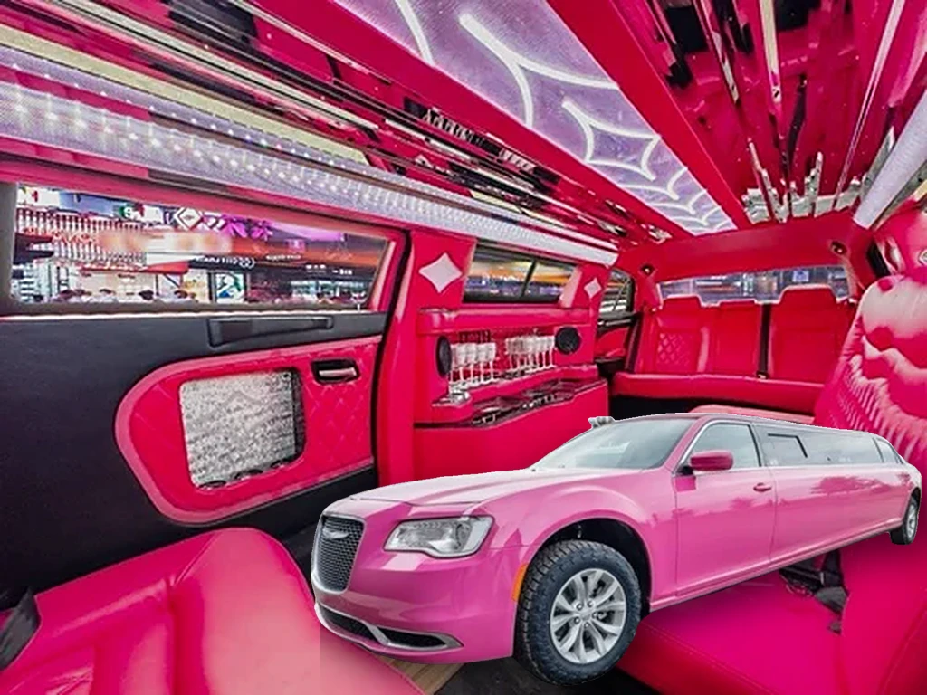 10 Seater Pink Limo title image
