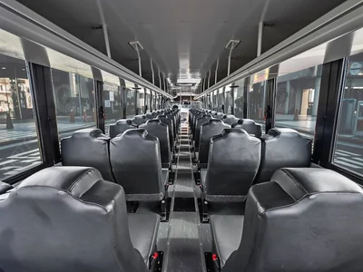 40 passenger shuttle bus interior seating